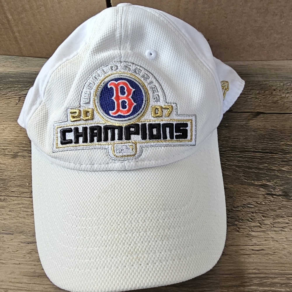 Boston Red Sox 2007 World Series Champions Adjustable Hat New Era MLB